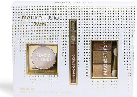 Golden Make-up-Paletten und Sets Highlighter Palette Magic Studio 3 Stück
