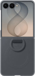 Samsung Ring Magnet Back Cover din silicon negru Galaxy Z Flip8 Samsung Ring Magnet Back Cover din silicon negru Galaxy Z Flip8