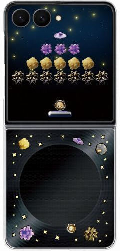 Samsung Flip Suit Magnet Silicone Back Cover Black for Galaxy Z Flip8