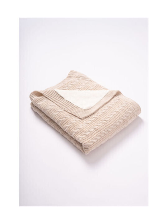 Evita Gestrickte Wickeltücher für Kinderzimmer Beige