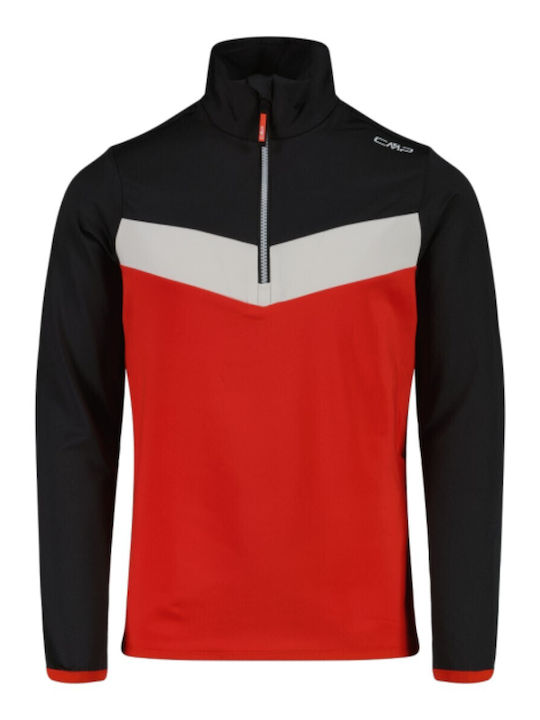 Fleece Kinder-Sweatshirt Rot