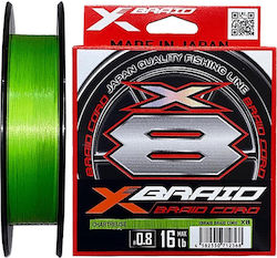 Ygk X-braid Cord X8 Chartreuse 300m #3.0 X036/3.0