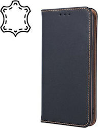 Senso Echtes Book Leder Schwarze (Galaxy A27)