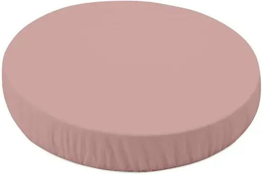Waldin Lenjerie De Patut Bebe Pentru Cradle Din Bumbac Cu Cauciuc Roz 73x73cm