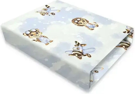 Qmini Lenjerie De Patut Bebe Pentru Patut Din Bumbac Cu Cauciuc Bej 140x70cm Qmini Lenjerie De Patut Bebe Pentru Patut Din Bumbac Cu Cauciuc Bej 140x70cm