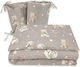 MimiNu Σετ Κούνιας Beige 3τμχ