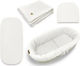 Qmini Qmini Baby Bettwäsche-Set Für Wiege Cremé