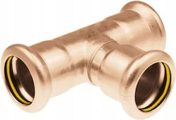 Kan-therm Xpress 22 Mm Equal Tee Compression Gas Fitting