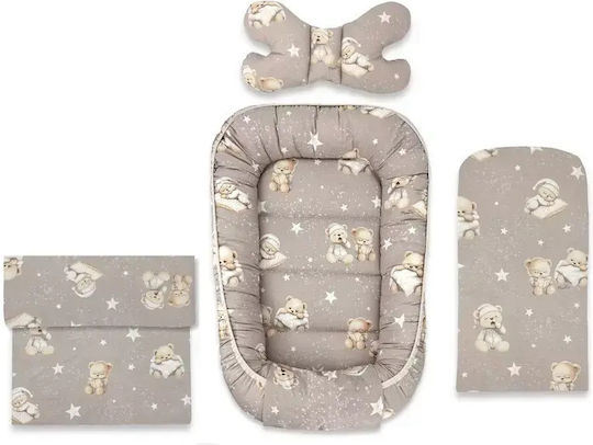 MimiNu Baby Nest Pillow Beige MimiNu Baby Nest Pillow Beige