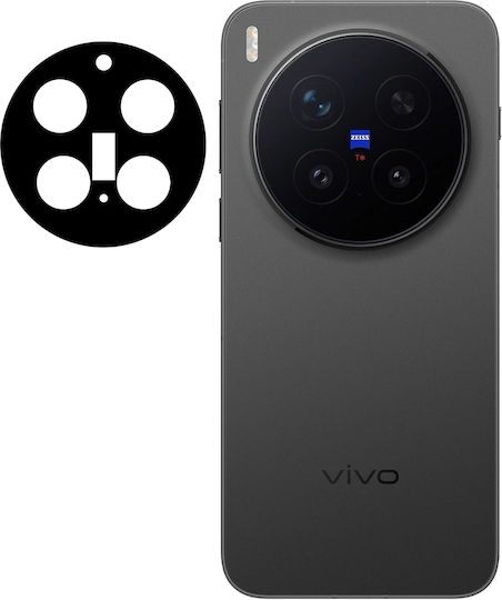 Bizon Camera Protection Tempered Glass Black for Vivo X300 Pro