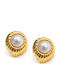 Touch Earrings Made Of Gold Plated Steel With Pearls 36 230 Gold