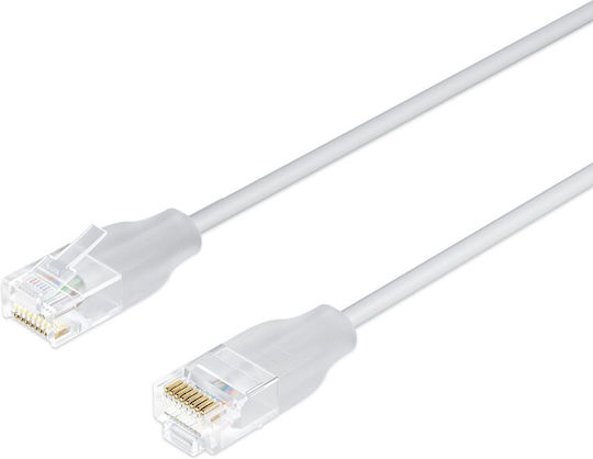 Lanview U/UTP Kat.6 (Gigabit) Netzwerkkabel Ethernet 8m Weiß
