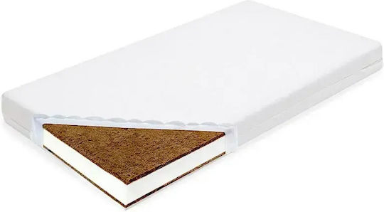 New Baby Στρώμα Κούνιας με Κοκοφοίνικα 60x120+11cm New Baby Στρώμα Κούνιας με Κοκοφοίνικα 60x120+11cm