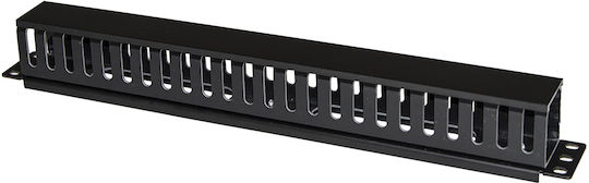 Powertech Cable Management Netw-0048 Rack 19"/1u Пластмасов Черен