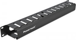 Powertech Cable Management Netw-0047 Rack 19"/1u Μεταλλικό Μαύρο Powertech Cable Management Netw-0047 Rack 19"/1u Μεταλλικό Μαύρο