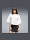 Pumatech Sense Γυναικείο Αθλητικό Oversized T-shirt White