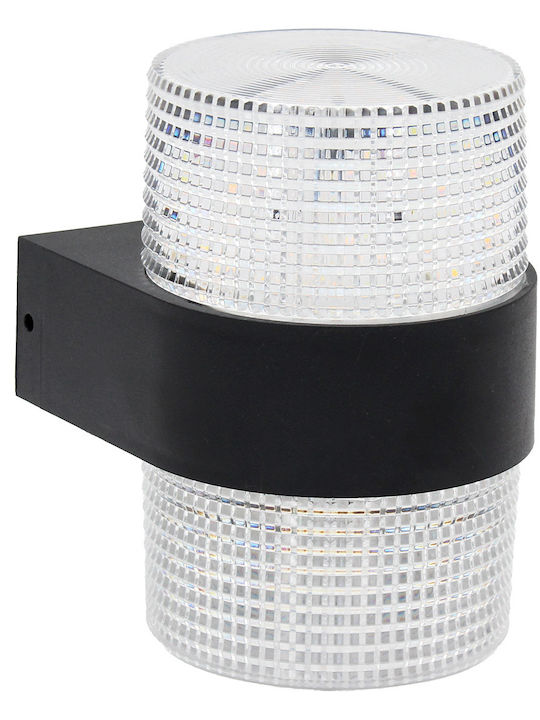Keskor Iluminat Exterior Montat Pe Perete Led Încorporat 8W Cu Lumină Alb Cald 9.5x10.5x13.5cm