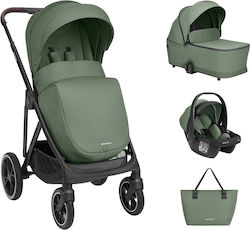 Kikka Boo Chiara Reversible 3 in 1 Baby Stroller Suitable for Newborn Army Green Kikka Boo Chiara Reversible 3 in 1 Baby Stroller Suitable for Newborn Army Green