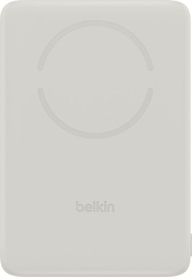 Belkin BoostCharge Slim Qi2 Power Bank 10000mAh 30W mit USB-C Ausgangsanschlüsse Beiges