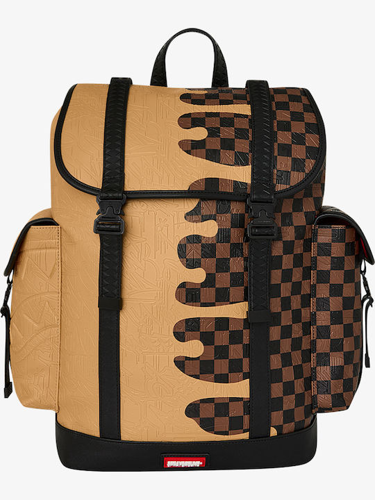 Sprayground Men Henny Melt Monte Carlo Ученическа Раница Бежова 29 x 15 x 45.7см