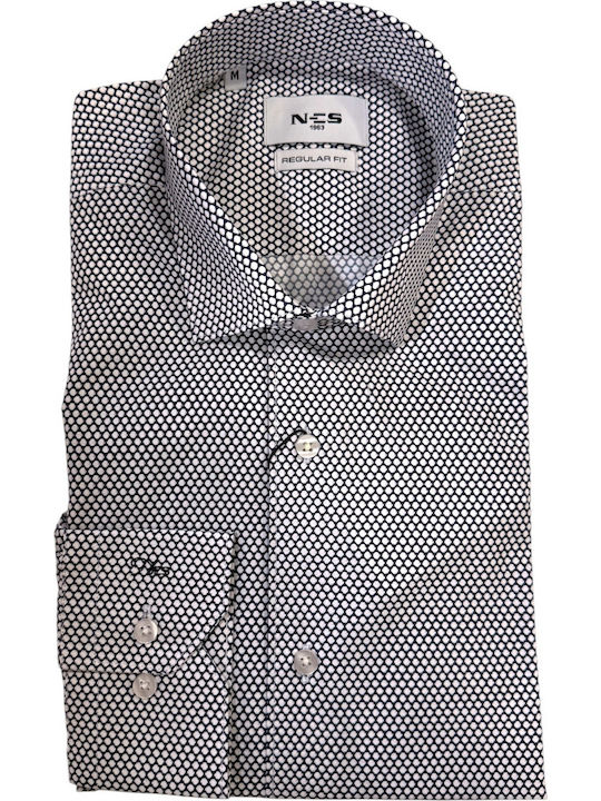 Kurzärmeliges Herrenhemd Blau 7-B126.0034