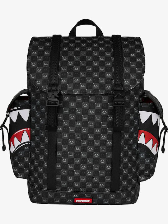 Sprayground Men Sharks In Paris Wtf Bubbly Ученическа Раница Сив 29 x 15 x 45.7см