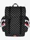 Sprayground Men Sharks In Paris Wtf Bubbly Ученическа Раница Сив 29 x 15 x 45.7см