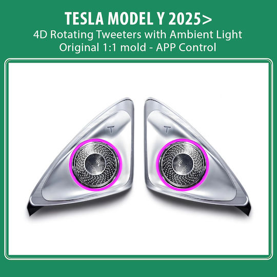 Digital IQ Interior Hidden Ambient Lighting Tesla Model Y Mod. 2025> Digital IQ Ambient TS 3923