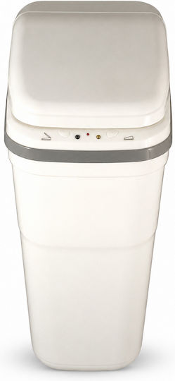 MRShome MRShome Kunststoff Mülleimer mit Sensor Weiß 14lt