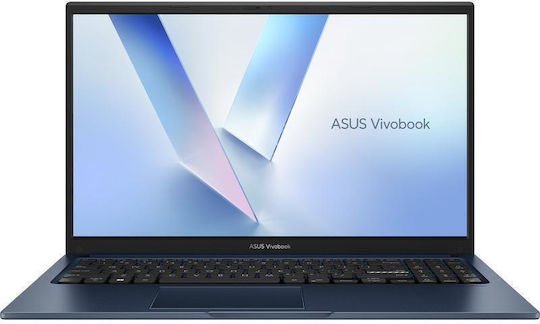 Asus Vivobook 15 X1504MA-BQ214 15.6" FHD (i7-1350/8GB/512GB SSD/Fără Sistem De Operare) Albastru Quiet (Tastatură Engleză Internațională)
