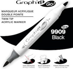 Graph' it Acrylic Marker Black