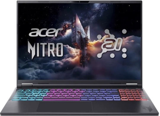 Acer Nitro V 16S AI 16" IPS 180Hz (Ryzen AI 300 Series-350/16GB/1.0TB SSD/No OS) (US Keyboard)