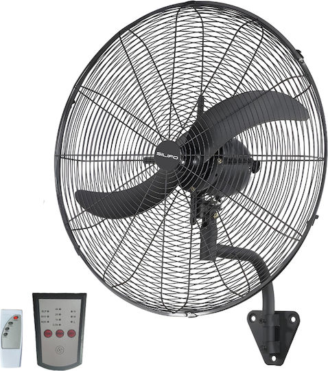 Silifo SF3075 Professional Wall-mounted Fan 240W 75cm Diameter with Remote Control