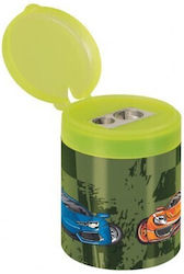Pencil Sharpener Barrel Double Metallic Fast Wheels Design Pencil Sharpener Barrel Double Metallic Fast Wheels Design