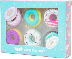 Scented Erasers Donuts 6 Pieces