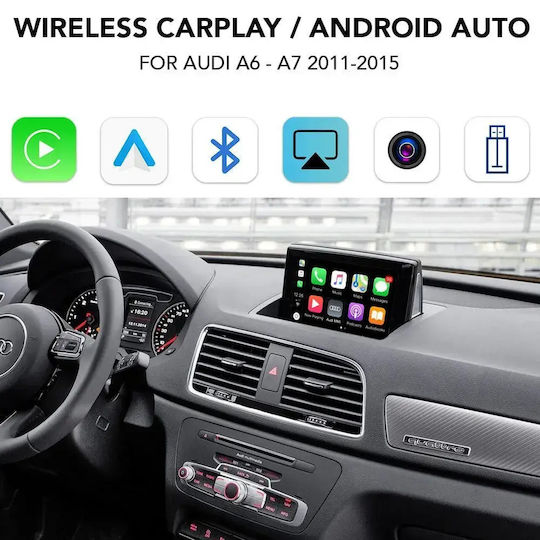 Digital IQ Car Audio System for Audi A6 2011-2015 Bluetooth USB AUX WiFi GPS Apple CarPlay Android Auto