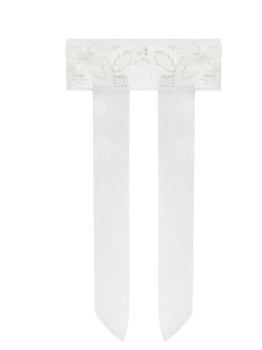 Lapin Kids Hair Band In White Color