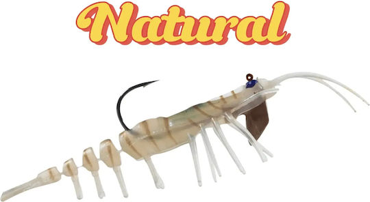 HanFishing Teke Shrimp Τεχνητό Δόλωμα No2 5.5εκ./5gr Naturel
