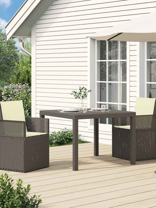 Set Sala De Mese Pentru Exterior Deschis 3 Pies...