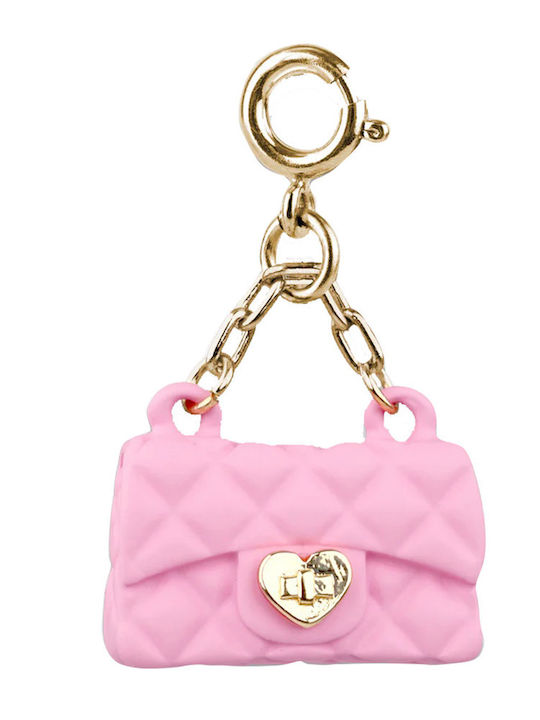 Children's Hanging Charm It Gold Pink Purse
