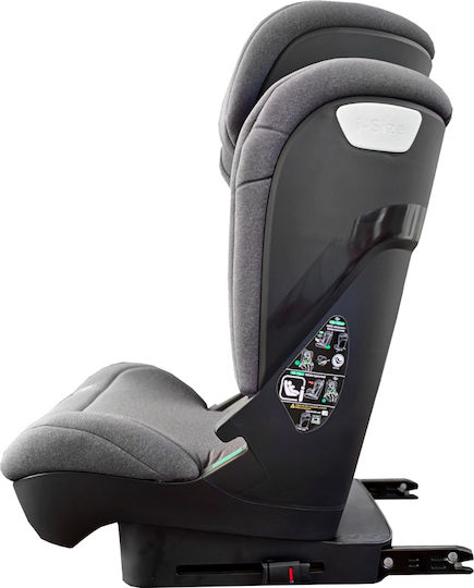 AppeKids Q-fix Scaun Auto High-back Booster i-Size cu Isofix Gri 15-36 kg