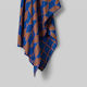 White Fabric Blue Beach Towel 180x100cm 2 Sides
