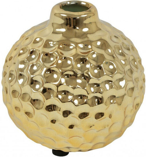 Atmosphera Vază Decorativă Ceramică Aurie Ø8.5xÎ8cm