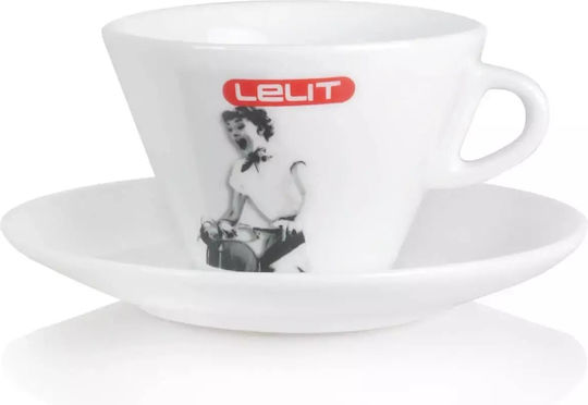 Lelit Coffee Cup Glass White 270ml