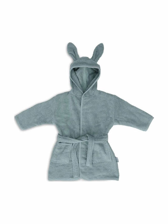 Jollein Βρεφικό Μπουρνούζι με Κουκούλα Sea Green