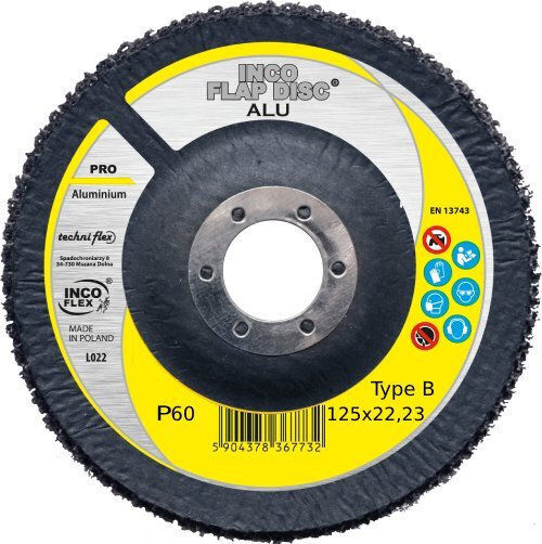 Inco Flex Alu Pro 125 P 60 Flap Disc