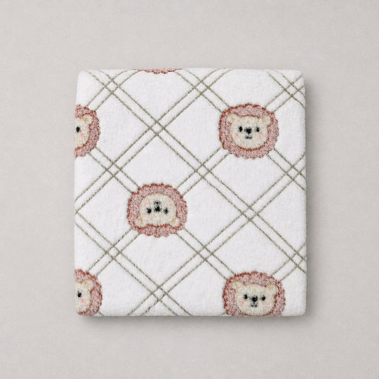 Kamtex Baby Babydecke Wickeltücher für Kinderzimmer Fleece Weiße 90x100cm
