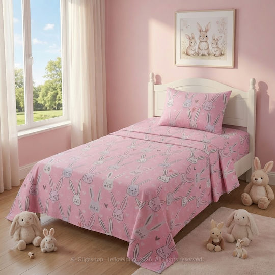 Casa Colori Kinderbettlaken Einzeln Mit Gummizug Baumwolle Kinder 100x200cm