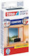 Tesa Comfort Window Mosquito Net with Velcro Permanent Black 100x100cm
