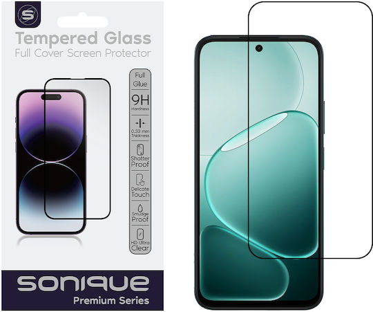 Hardy Glass Sonique Premium Series HD Full Cover 9H Oppo Oppo A6 4G Oppo A6 5G Oppo A6X 4G Oppo A6X 5G Oppo A6K 4G Black